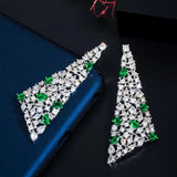 Triangle Crystals Earring