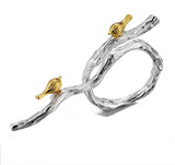 Sterling Silver Branch Adjustable Ring