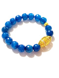 Blue Agate Stone Set Bracelets