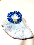 Blue Agate Stone Set Bracelets