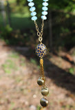Aquamarine Necklace W/Pendant