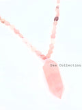 Rose Quartz Pendant Necklace
