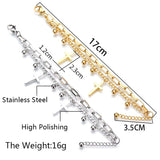 Stainless Steel  Cross Bracelet