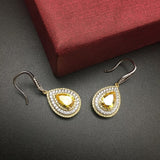 Citrine Pendan Earrings